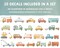 Car and Truck Wall Decals - Removable & Reusable Wall Stickers, Peel and Stick Wall Decor for Kid's Rooms and Nurseries
